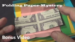 Money Mystery Paper Fold Bonus